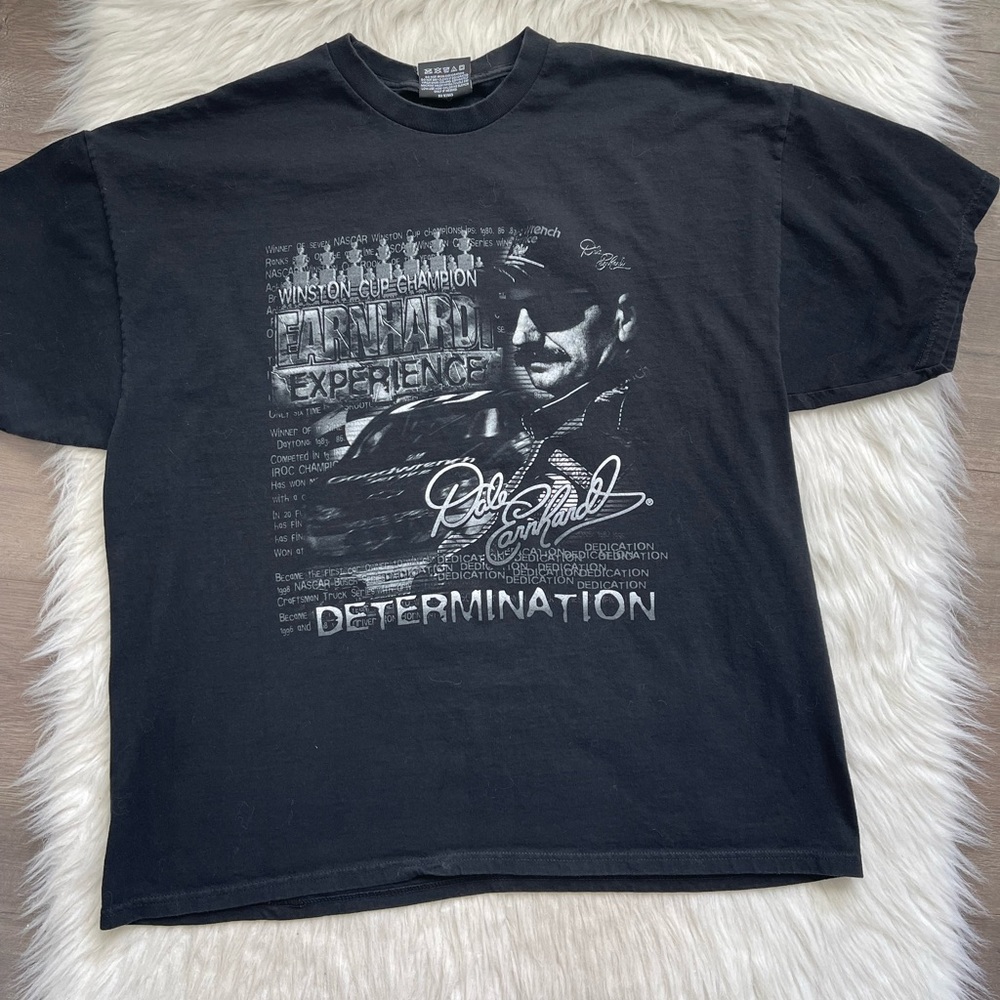 vintage 90s Chase Authentics Dale Earnhardt NASCAR Racing T-Shirt 2 Sided XL